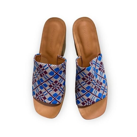 New in Box, Rachel Comey Jibe Clog in Blue multi print leather,  Size 10 - Picture 3 of 14